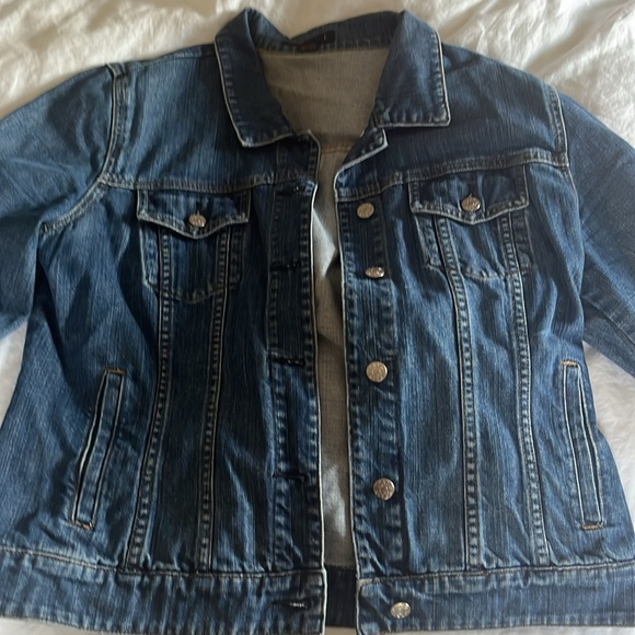 JCrew Jean jacket size Large - Picture 3 of 5